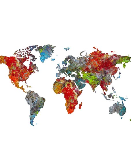 Фототапет - Colorful World Map