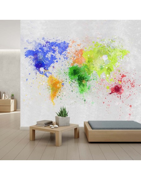 Фототапет - Paint World Map