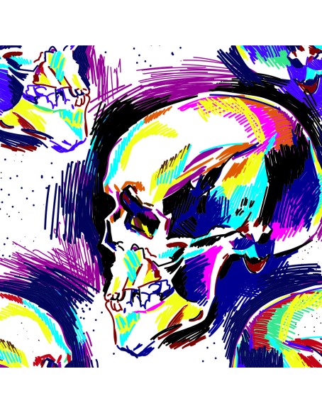 Фототапет - Colorful Skull