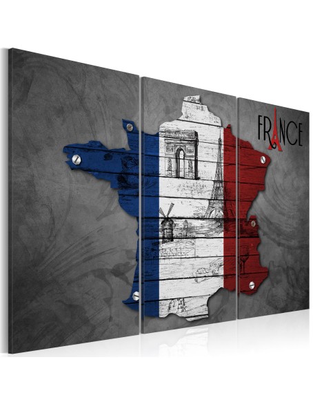 Картина - Symbols of France - triptych