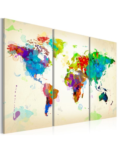 Картина - All colors of the World - triptych