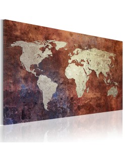 Картина - Rusty map of the World