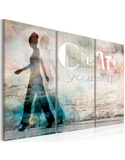 Картина - Create yourself - triptych