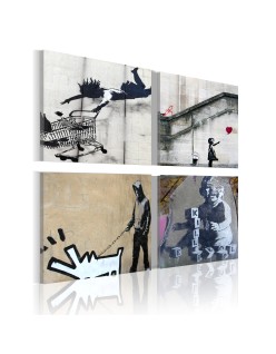 Картина - Banksy - four orginal ideas