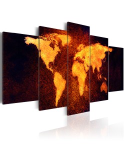 Картина - Map of the World - Hot lava