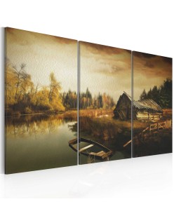 Картина - Idyllic village - triptych