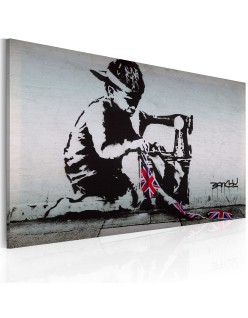 Картина - Union Jack Kid (Banksy)