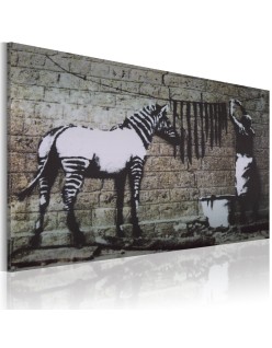 Картина - Zebra washing (Banksy)