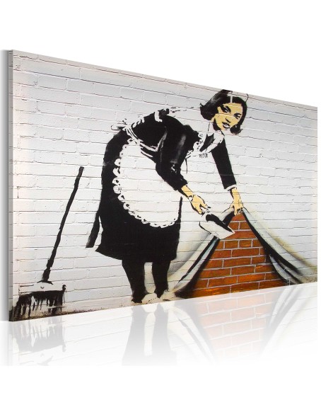 Картина - Cleaning lady (Banksy)