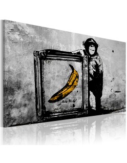 Картина - Inspired by Banksy - black and white