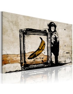 Картина - Inspired by Banksy - sepia