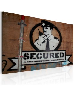 Картина - Secured (Banksy)