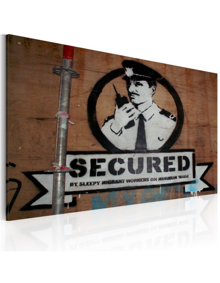 Картина - Secured (Banksy)