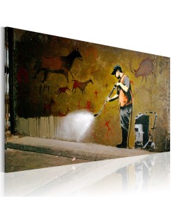 Картина - Whitewashing Lascaux (Banksy)