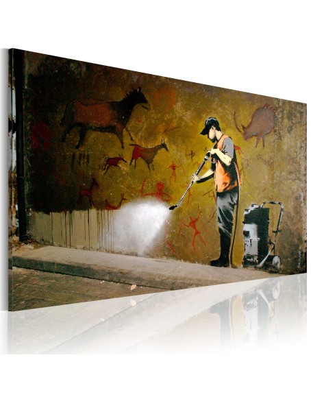 Картина - Whitewashing Lascaux (Banksy)