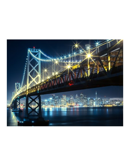 Фототапет - Bay Bridge at night