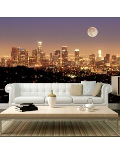 Фототапет - The moon over the City of Angels