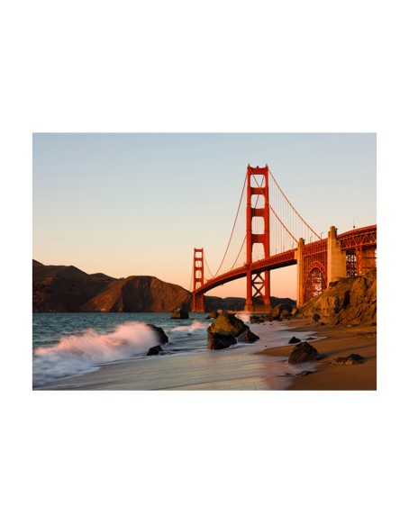 Фототапет - Golden Gate Bridge - sunset, San Francisco