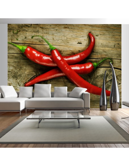 Фототапет - Spicy chili peppers