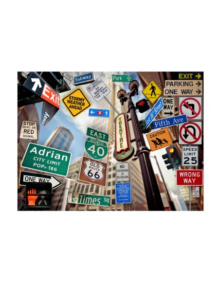 Фототапет - New York signposts