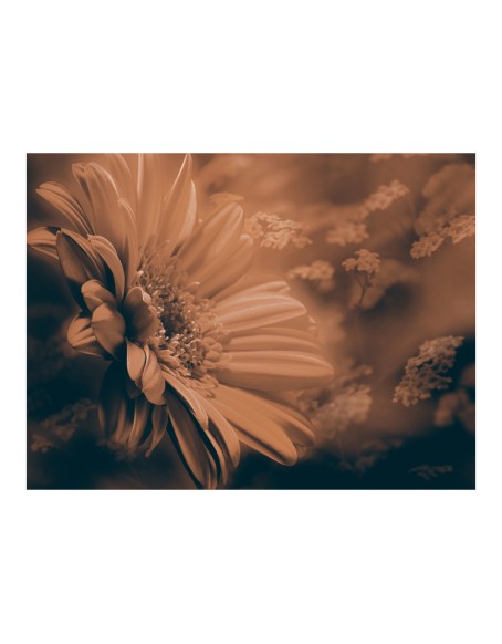 Фототапет - Gerbera in bronze