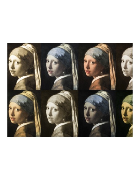 Фототапет - Girl with a pearl earring (Pop art)