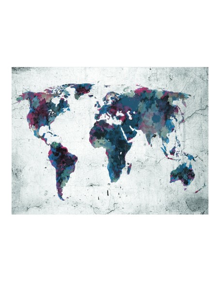 Фототапет - World map on the wall