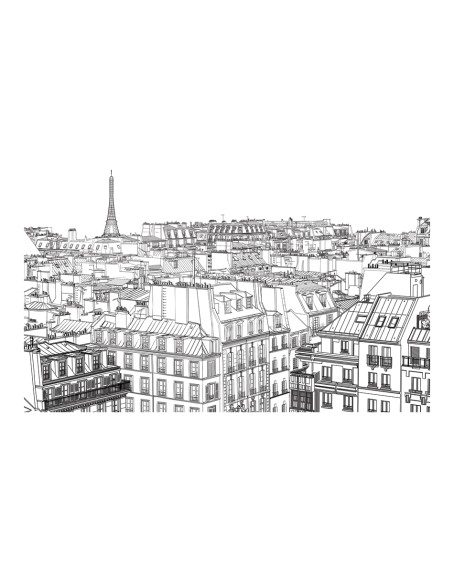 Фототапет - Parisian's sketchbook