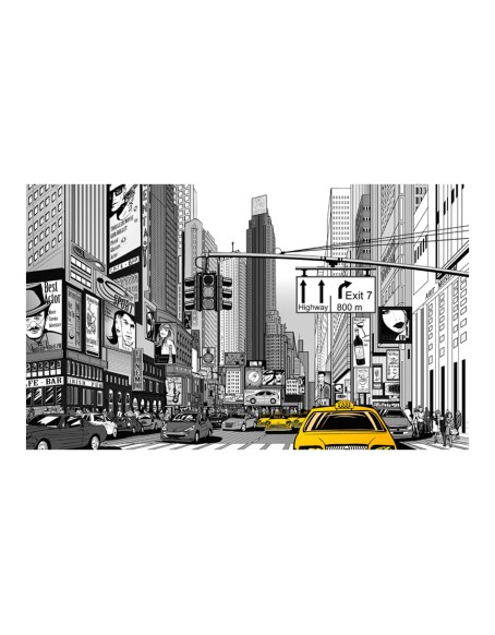 Фототапет - Yellow cabs in NYC