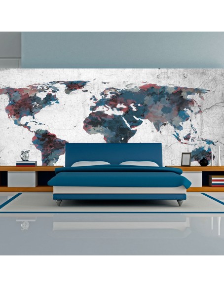 Фототапет XXL - World map on the wall