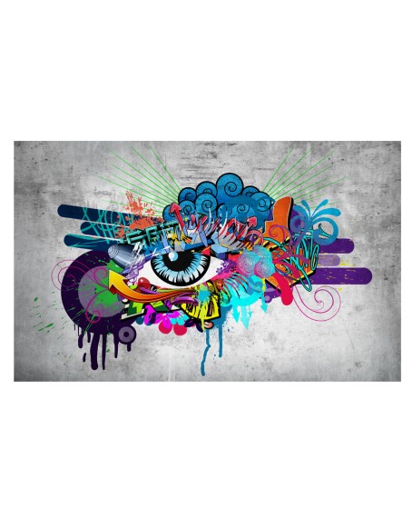 Самозалепващ фототапет - Graffiti eye