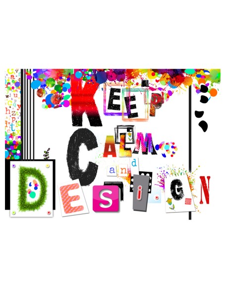 Фототапет - Keep Calm and Design