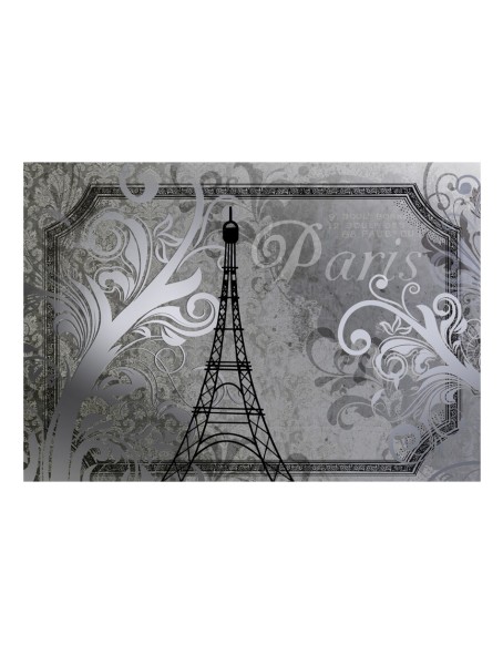 Фототапет - Vintage Paris - silver