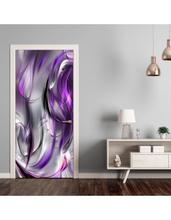 Фототапет за врата - Photo wallpaper – Purple abstraction I