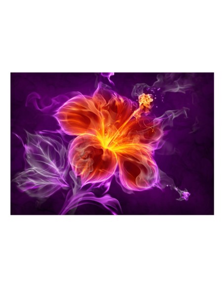 Фототапет - Fiery flower in purple