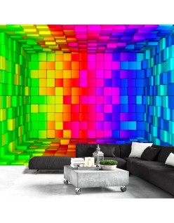 Самозалепващ фототапет - Rainbow Cube