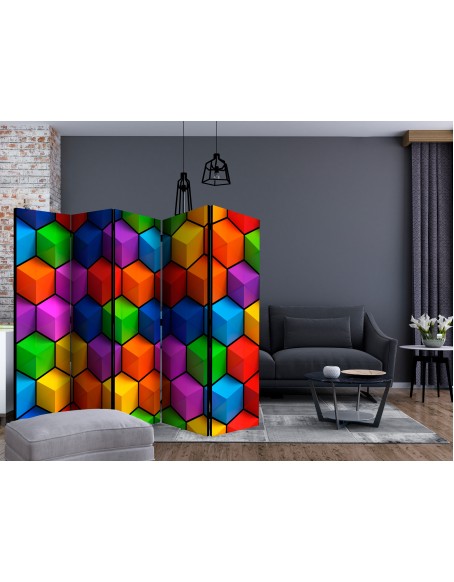 Параван - Colorful Geometric Boxes II [Room Dividers]