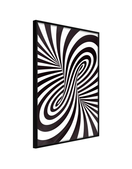 Плакат - Black and White Swirl