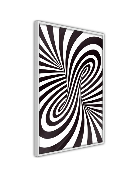 Плакат - Black and White Swirl