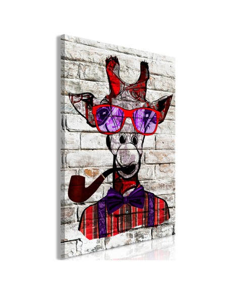 Картина - Hipster Giraffe (1 Part) Vertical