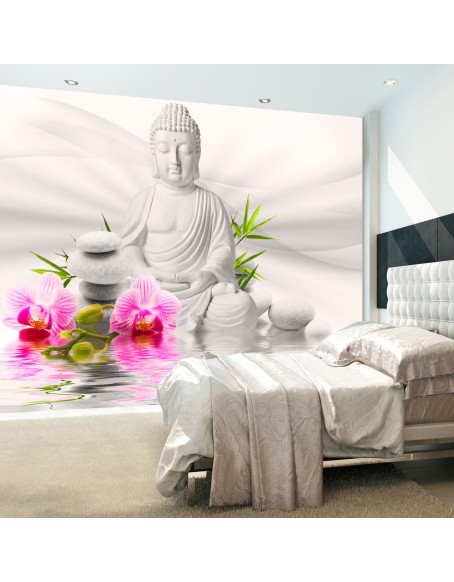 Фототапет - Buddha and Orchids