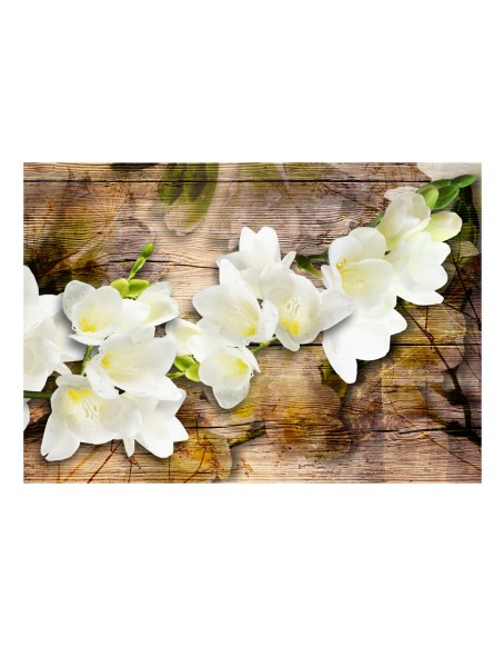 Фототапет - Freesia on Wood