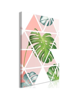 Картина - Geometric Monstera (1 Part) Vertical