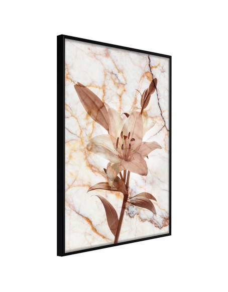 Плакат - Lily on Marble Background