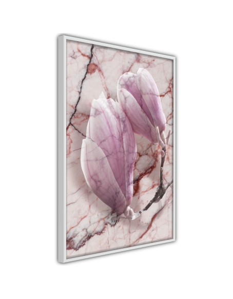 Плакат - Magnolia on Marble Background