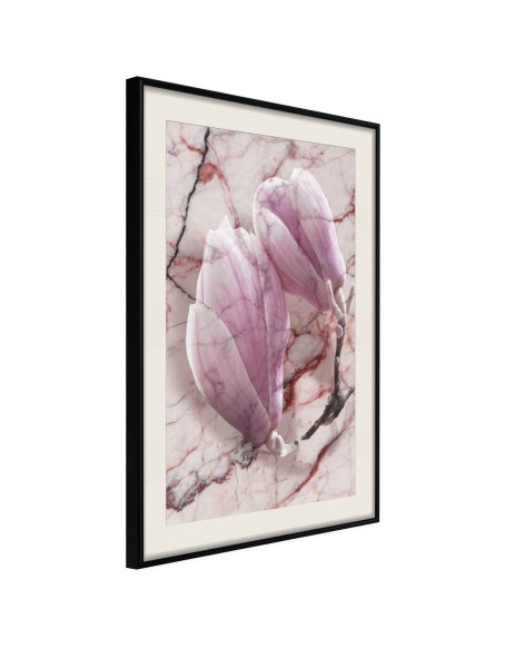 Плакат - Magnolia on Marble Background