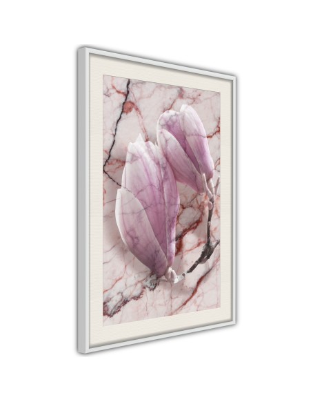 Плакат - Magnolia on Marble Background