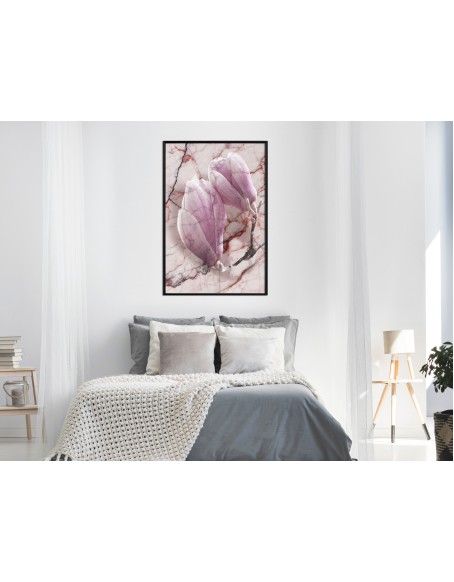 Плакат - Magnolia on Marble Background