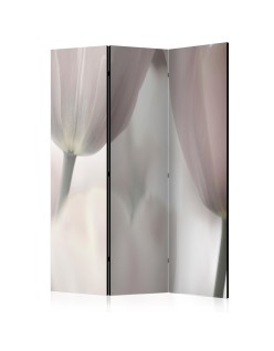 Параван - Tulips fine art - black and white [Room Dividers]