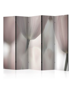 Параван - Tulips fine art - black and white II [Room Dividers]